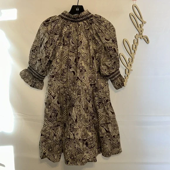 HYACINTH HOUSE
Brown Floral Sawyer Mini Dress - Picture 8 of 11